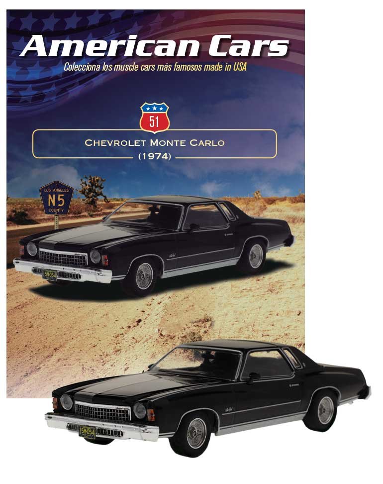 Chevrolet Monte Carlo 1974 – Modellino 1:43 IXO Per Altaya – Collezione American Cars - Foto 5
